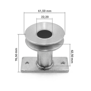 Nosač noža MTD zvezda fi 22,2 mm sa remenicom