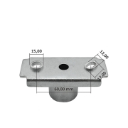 Nosač noža Villager fi 22.2 - nož sa kosom rupom