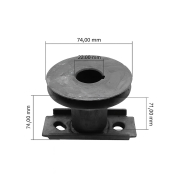 Nosač noža Villager samohodna fi 22.2 - nož sa kosom rupom