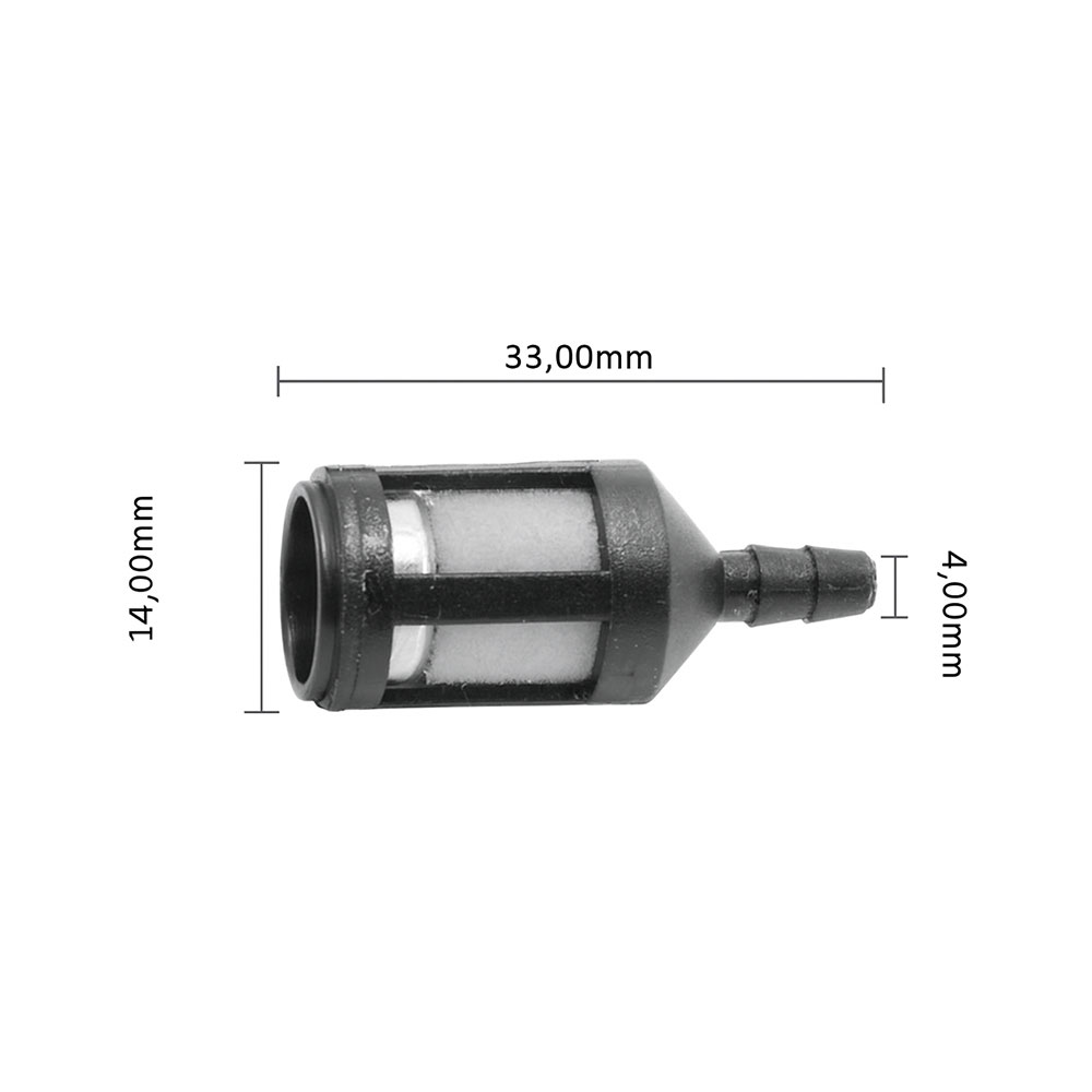 Filter goriva testere 4,0 mm crni mali THORP