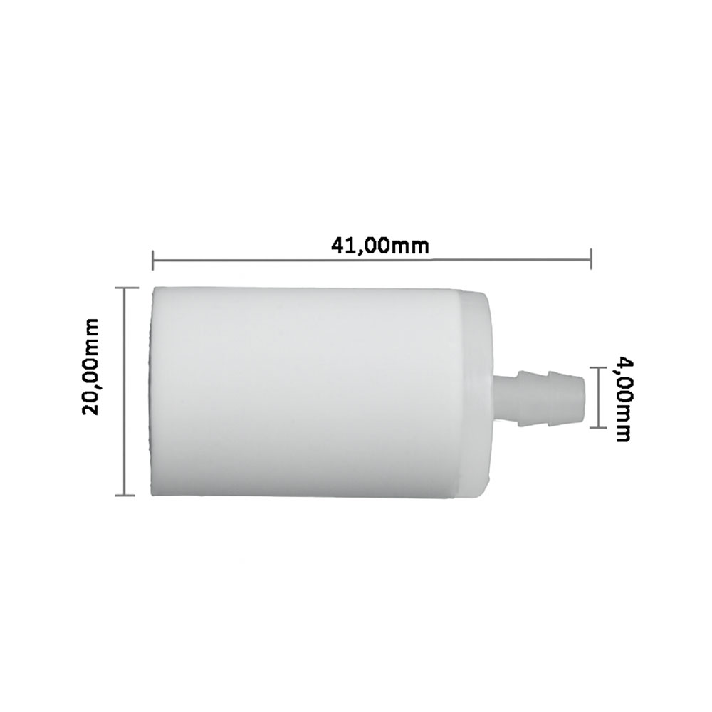 Filter goriva testere 4,0 mm beli THORP