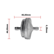 Filter goriva univerzalni fi 43 izlaz 6,35 mm
