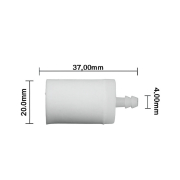 Filter goriva testere 4,0 mm beli Italy