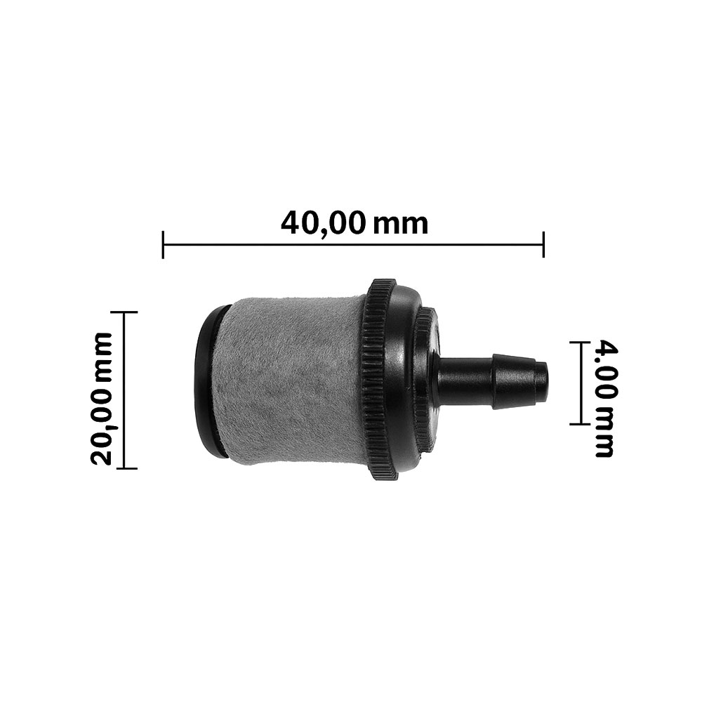 Filter goriva testere 4,00 mm filcani domaći