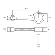 Klipnjača S 038 Ital