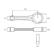 Klipnjača H 281 288 394 Ital
