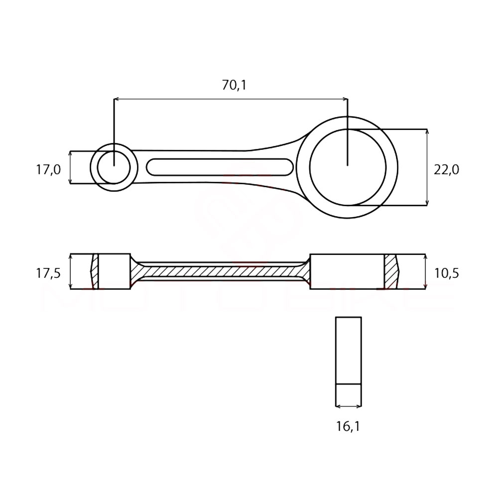 Klipnjača H 281 288 394 Ital