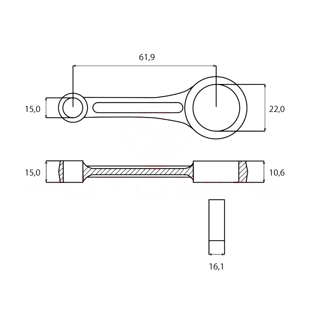 Klipnjača H 61 Ital