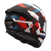 Kaciga LS2 Full Face FF808 STREAM II MIKA belo plavo crvena