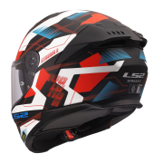 Kaciga LS2 Full Face FF808 STREAM II MIKA belo plavo crvena L