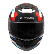 Kaciga LS2 Full Face FF808 STREAM II MIKA belo plavo crvena 3XL