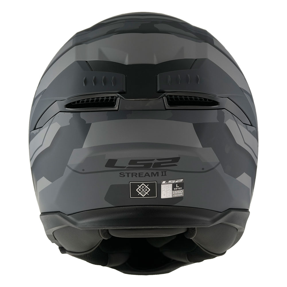 Kaciga LS2 Full Face FF808 STREAM II SHADOW titanium siva sa naočarima S