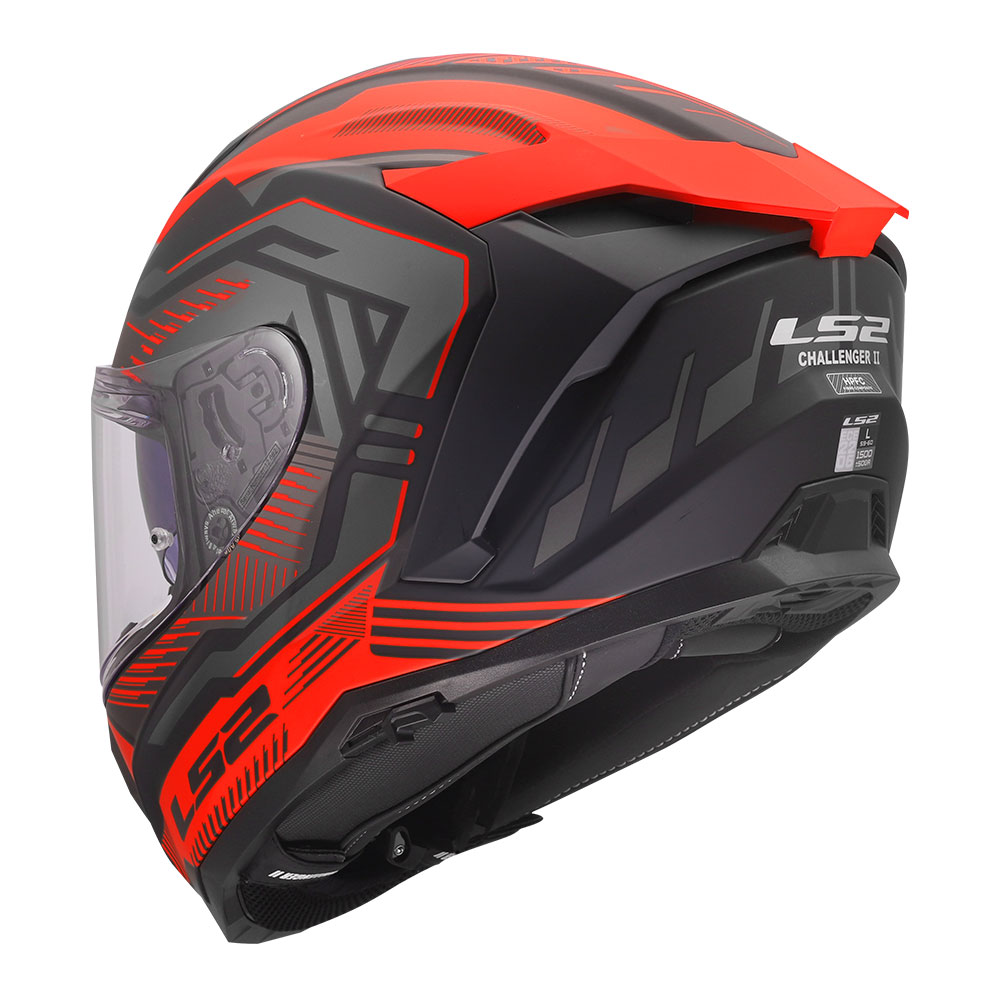 Kaciga LS2 Full Face FF817 CHALLENGER II DRAVIX crvena M