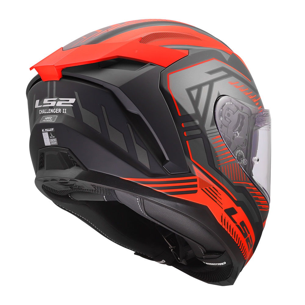 Kaciga LS2 Full Face FF817 CHALLENGER II DRAVIX crvena S