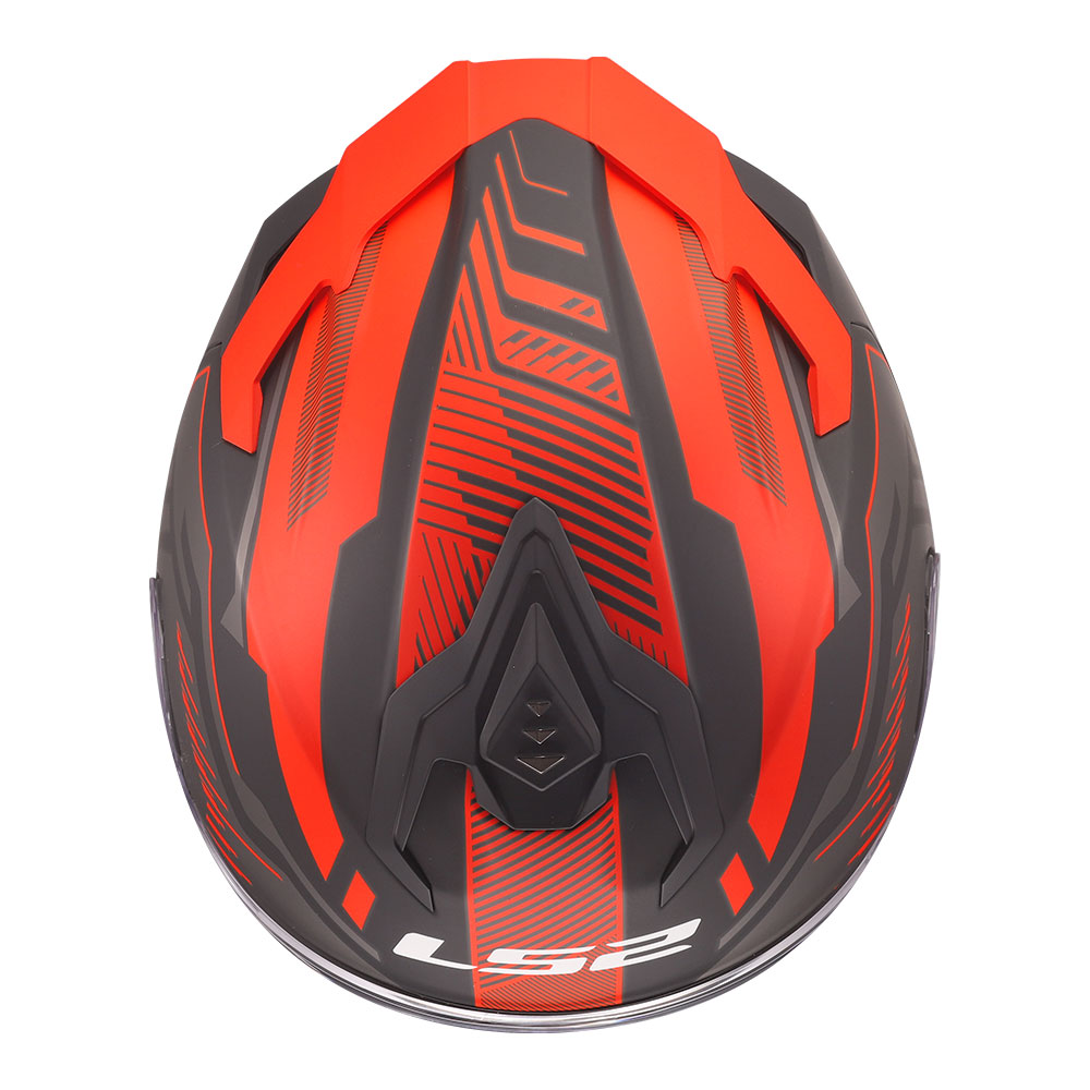 Kaciga LS2 Full Face FF817 CHALLENGER II DRAVIX crvena XL