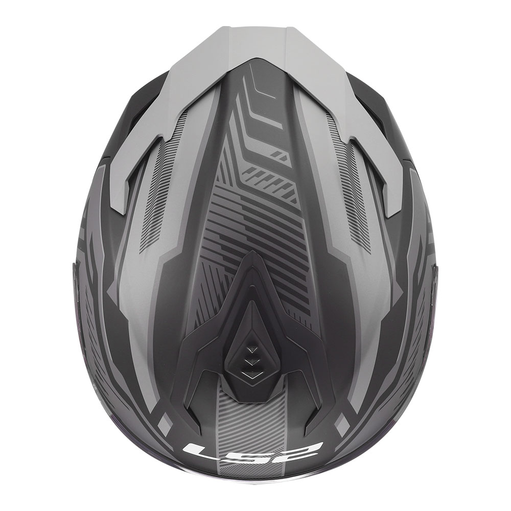 Kaciga LS2 Full Face FF817 CHALLENGER II DRAVIX siva 3XL