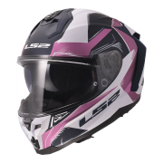 Kaciga LS2 Full Face FF817 CHALLENGER II FLAMAN belo roza L