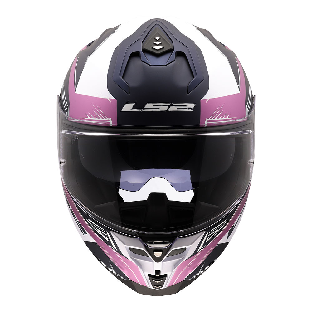 Kaciga LS2 Full Face FF817 CHALLENGER II FLAMAN belo roza M