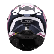 Kaciga LS2 Full Face FF817 CHALLENGER II FLAMAN belo roza