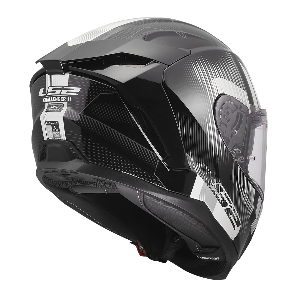 Kaciga LS2 Full Face FF817 CHALLENGER II NITRO crno siva 3XL