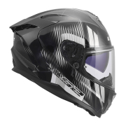 Kaciga LS2 Full Face FF817 CHALLENGER II NITRO crno siva