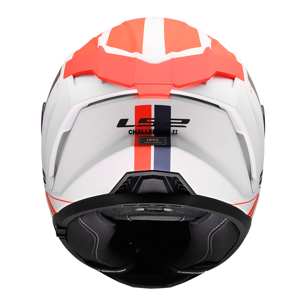 Kaciga LS2 Full Face FF817 CHALLENGER II TITAN belo plavo crvena M