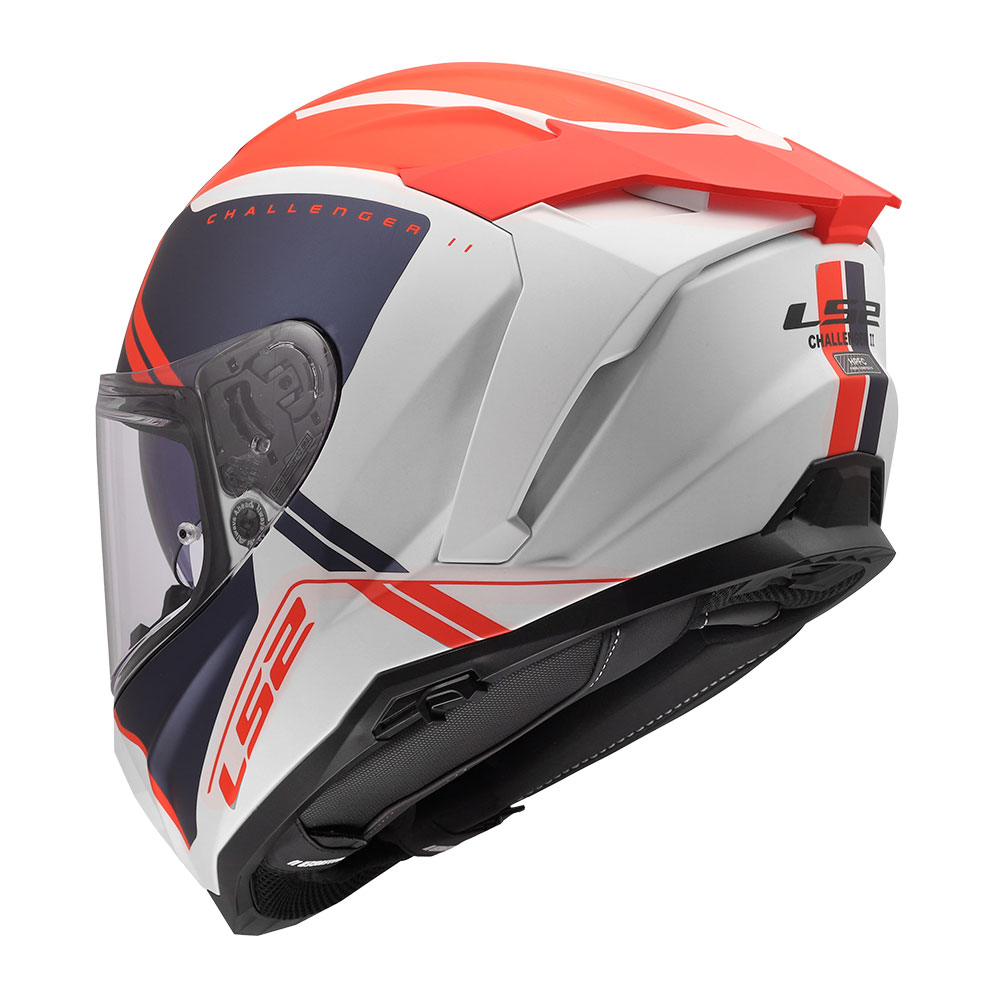 Kaciga LS2 Full Face FF817 CHALLENGER II TITAN belo plavo crvena XL