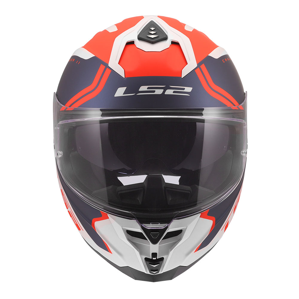 Kaciga LS2 Full Face FF817 CHALLENGER II TITAN belo plavo crvena XL