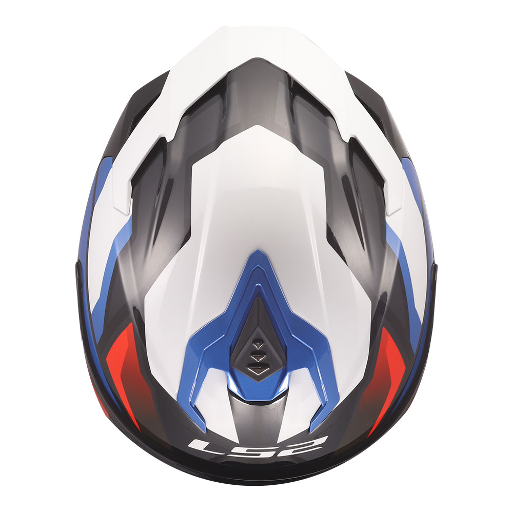 Kaciga LS2 Full Face FF817 CHALLENGER II VIPER belo plavo crvena XL