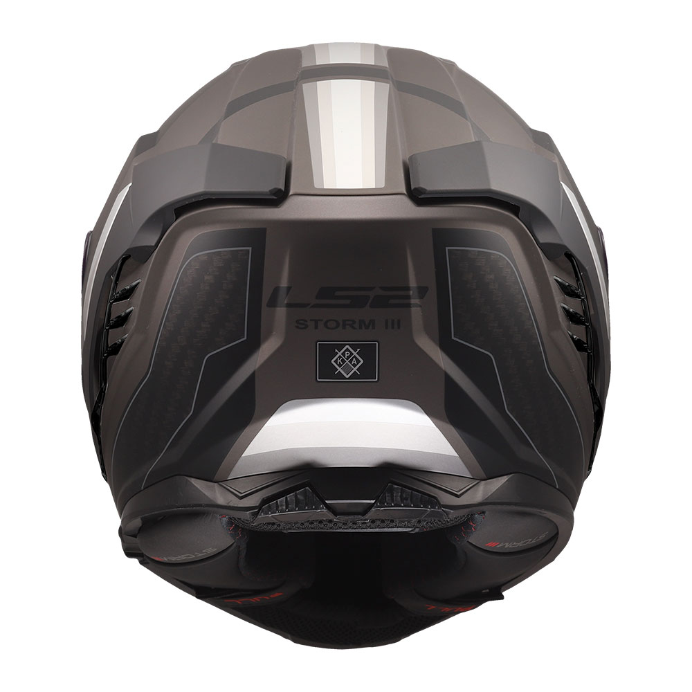 Kaciga LS2 Full Face FF818 STORM III SPORTY crno siva 3XL