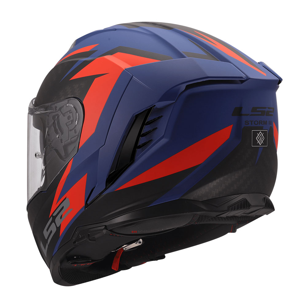 Kaciga LS2 Full Face FF818 STORM III DYNAMO plavo crvena L