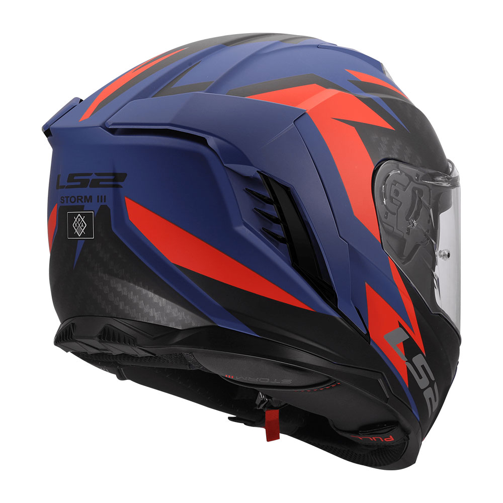 Kaciga LS2 Full Face FF818 STORM III DYNAMO plavo crvena M