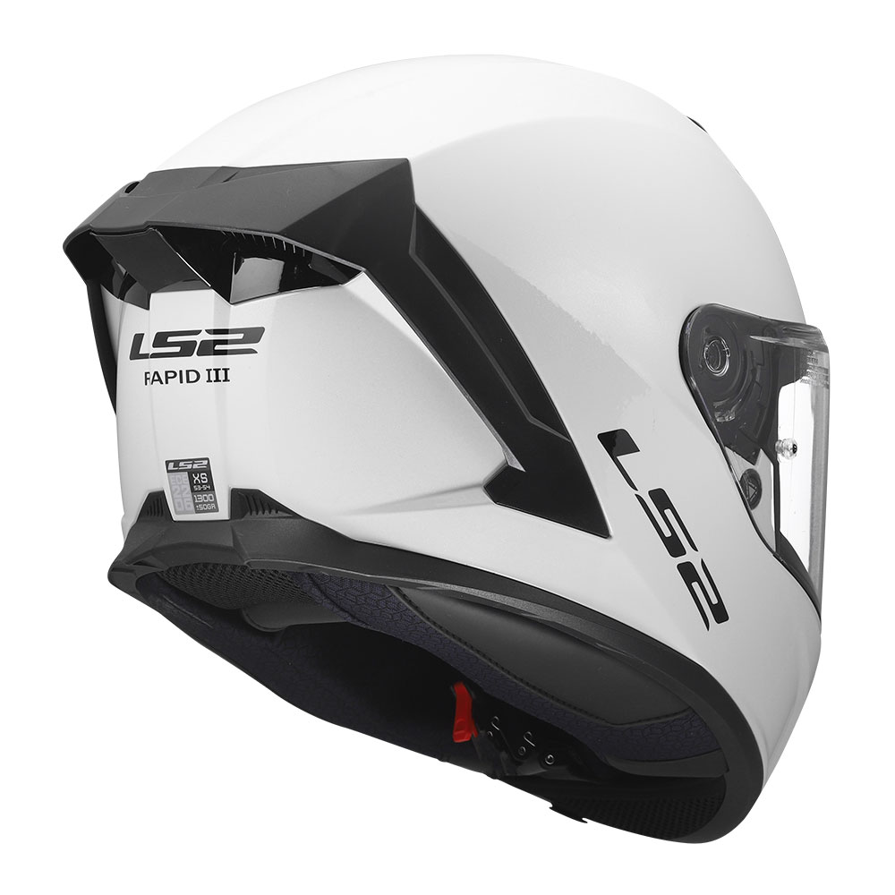 Kaciga LS2 Full Face FF820 RAPID III SOLID bela M