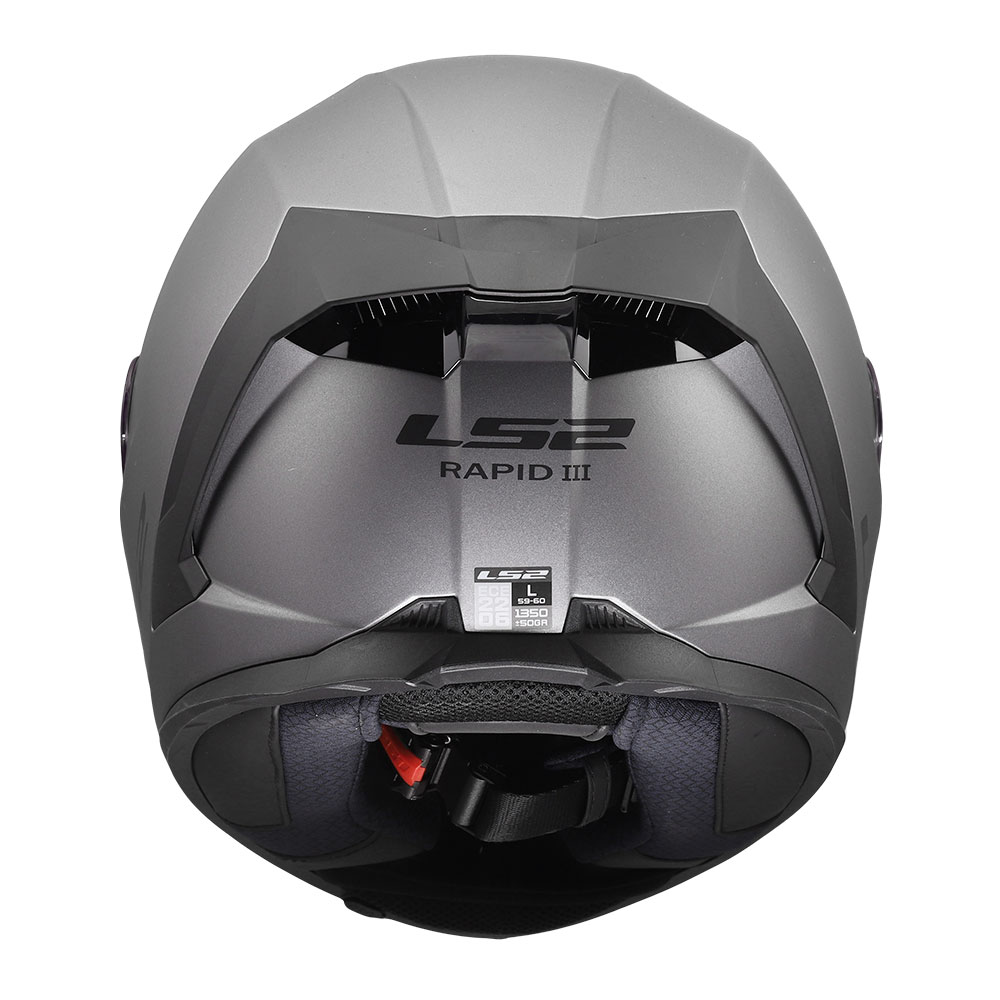 Kaciga LS2 Full Face FF820 RAPID III SOLID mat titanium XL