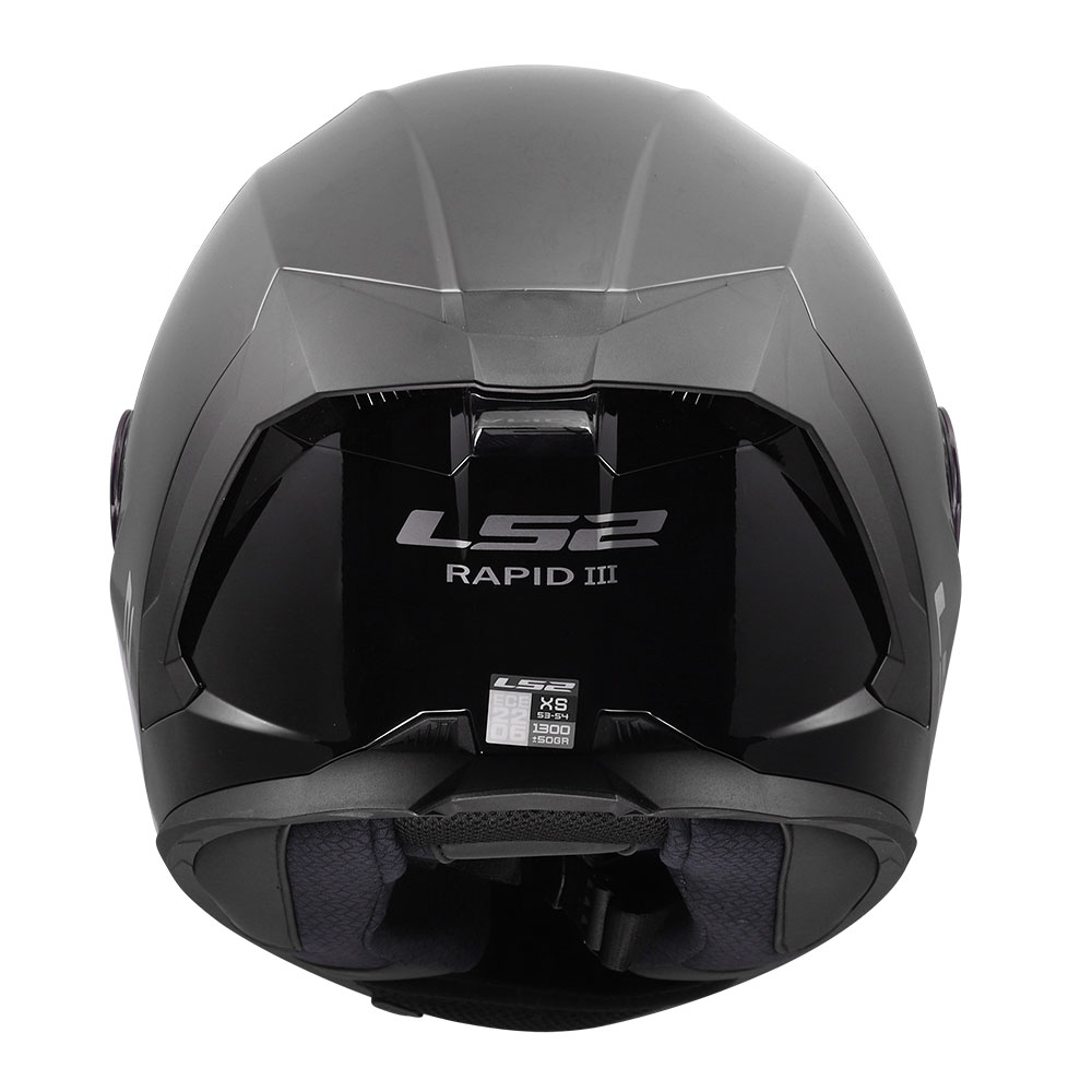 Kaciga LS2 Full Face FF820 RAPID III SOLID sjajno crna XXL