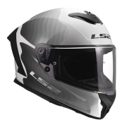 Kaciga LS2 Full Face FF820 RAPID III FLOW belo siva 3XL