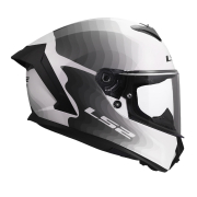 Kaciga LS2 Full Face FF820 RAPID III FLOW belo siva L