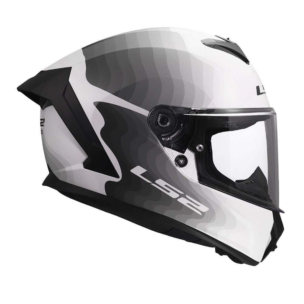 Kaciga LS2 Full Face FF820 RAPID III FLOW belo siva S