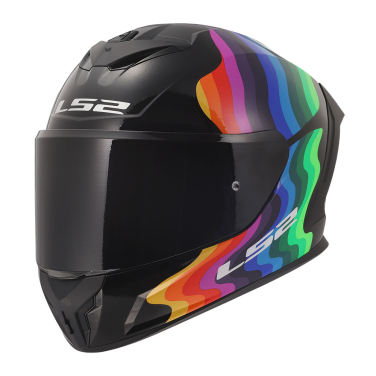 Kaciga LS2 Full Face FF820 RAPID III FLOW crna 3XL