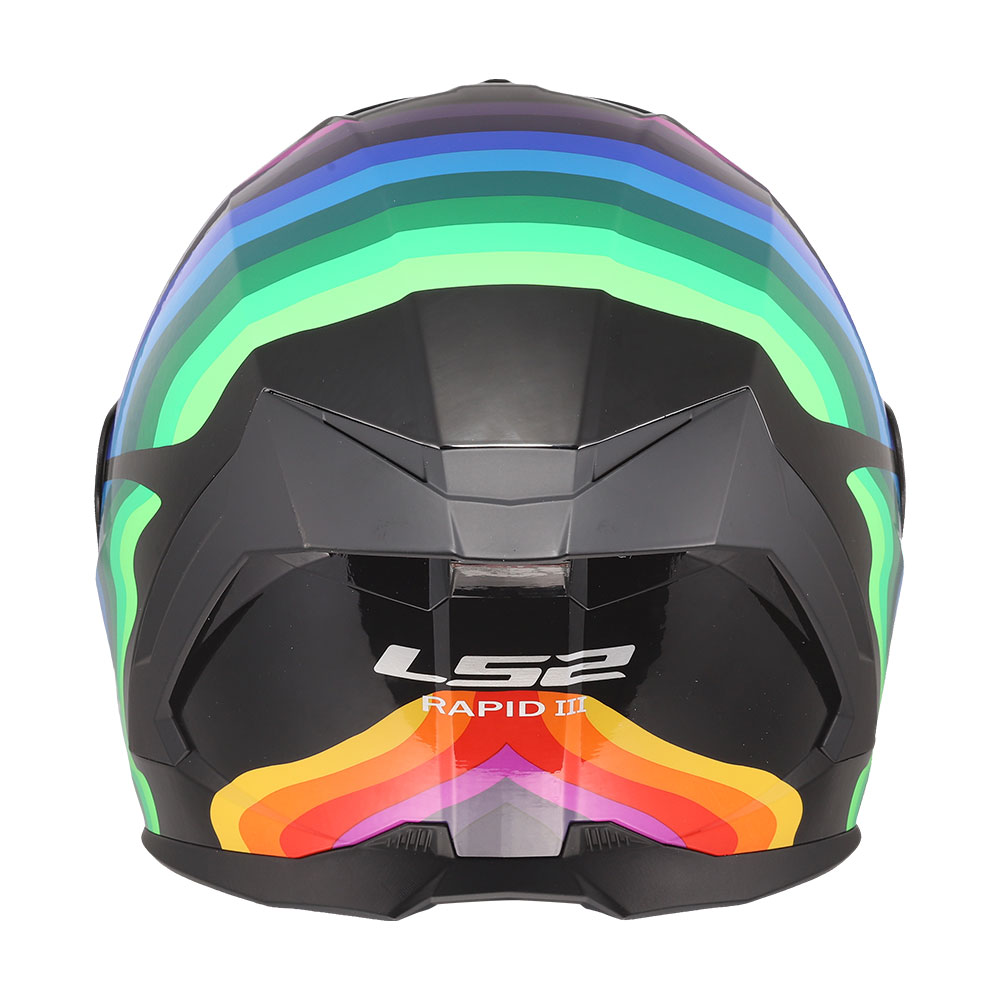 Kaciga LS2 Full Face FF820 RAPID III FLOW crna XXL