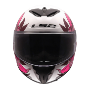 Kaciga LS2 Full Face FF820 RAPID III POPPIES II belo roza L