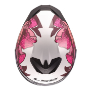 Kaciga LS2 Full Face FF820 RAPID III POPPIES II belo roza M