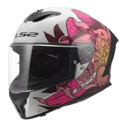 Kaciga LS2 Full Face FF820 RAPID III POPPIES II belo roza S