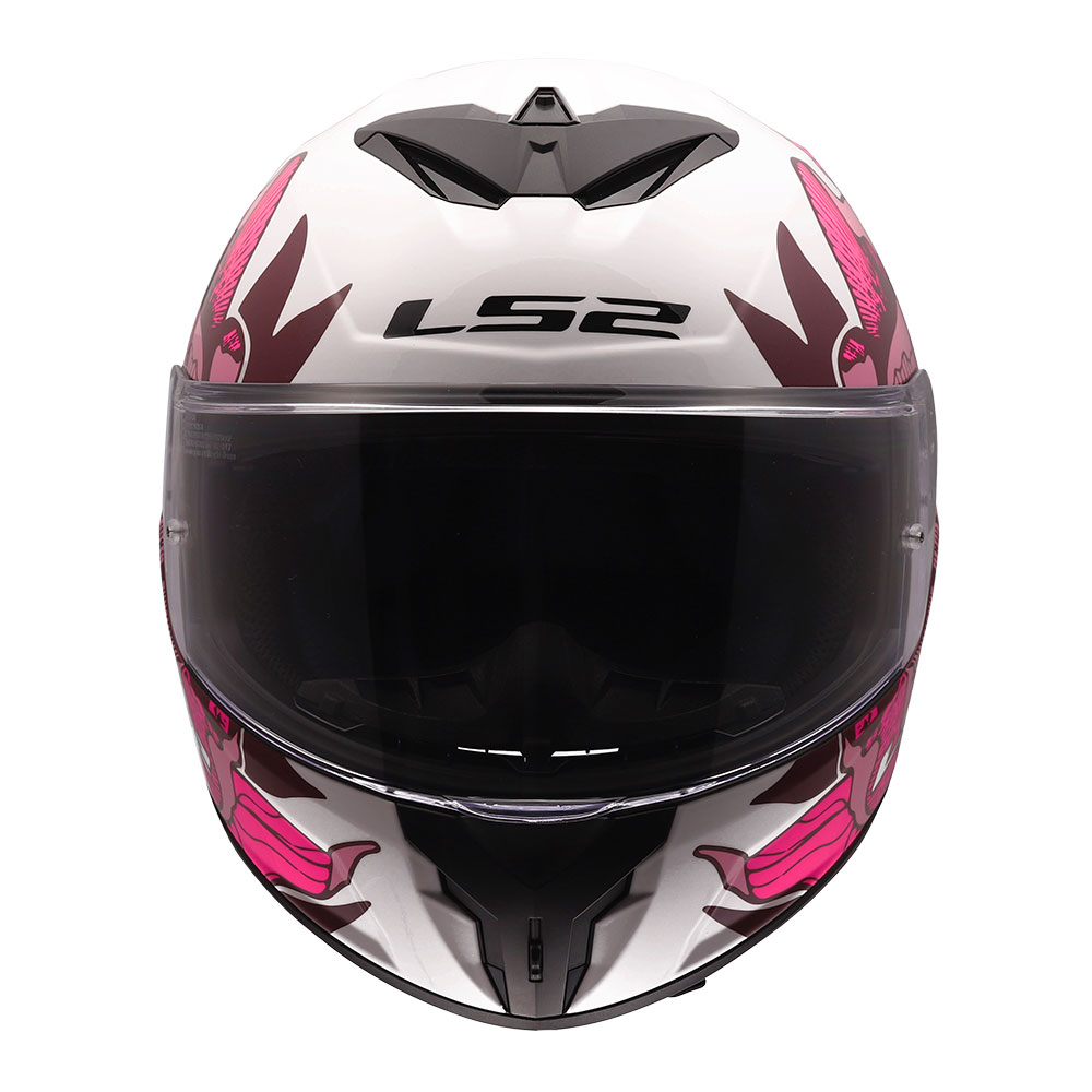 Kaciga LS2 Full Face FF820 RAPID III POPPIES II belo roza