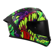 Kaciga LS2 Full Face FF820 RAPID III LYCANT ljubičasto zelena L
