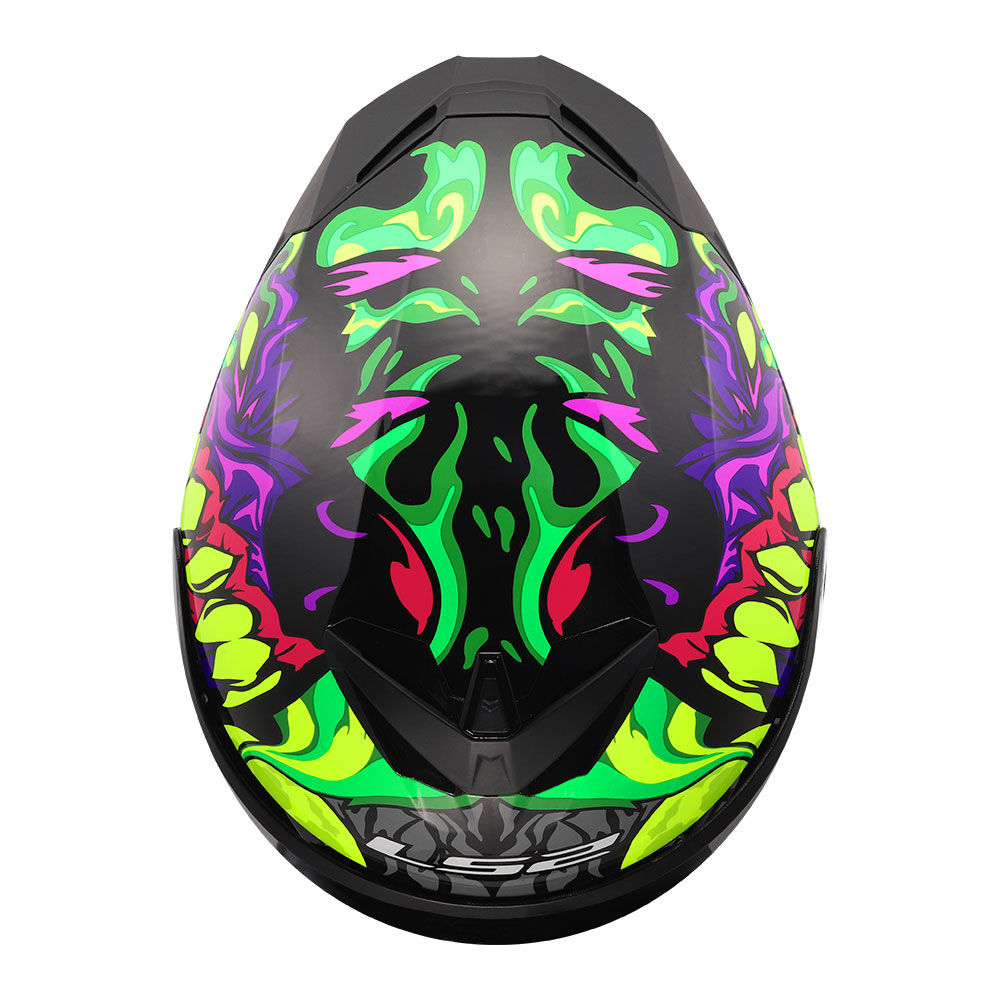 Kaciga LS2 Full Face FF820 RAPID III LYCANT ljubičasto zelena