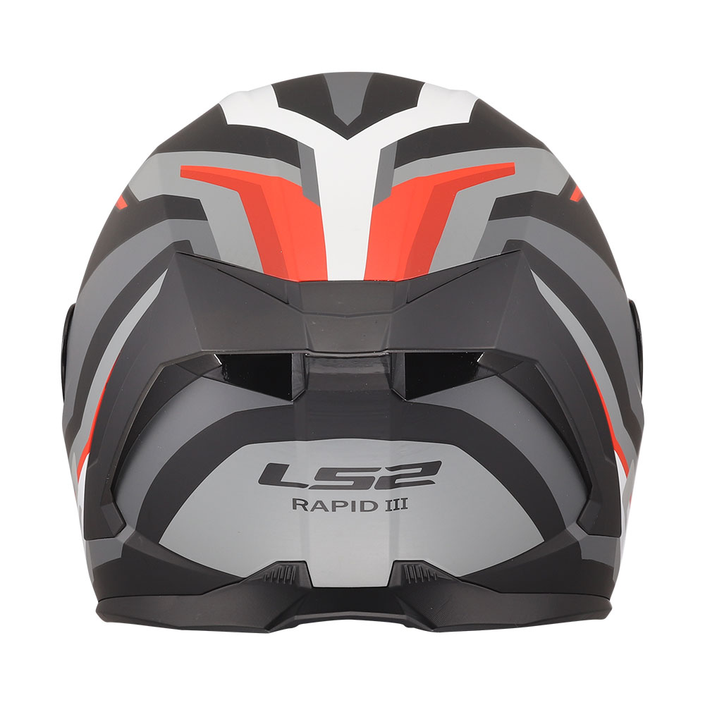 Kaciga LS2 Full Face FF820 RAPID III HYPER crno crvena 3XL