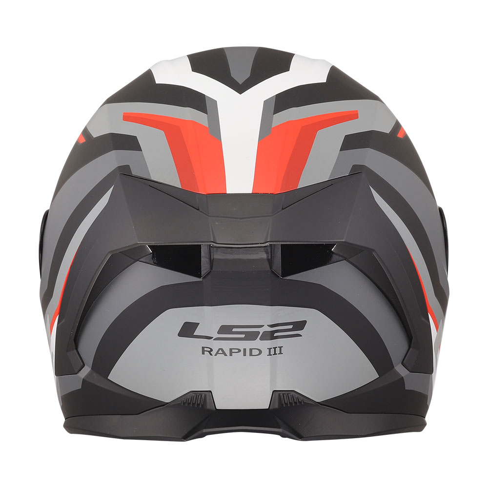 Kaciga LS2 Full Face FF820 RAPID III HYPER crno crvena M