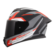 Kaciga LS2 Full Face FF820 RAPID III HYPER crno crvena XXL