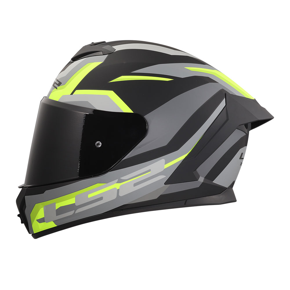 Kaciga LS2 Full Face FF820 RAPID III HYPER crno žuta 3XL